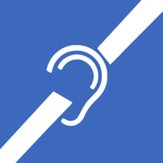 Símbolo de deficiência auditiva