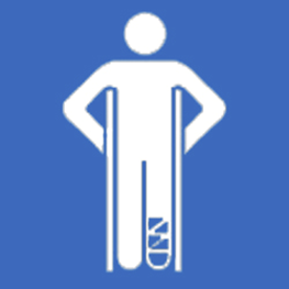 Símbolo de pessoa com mobilidade reduzida