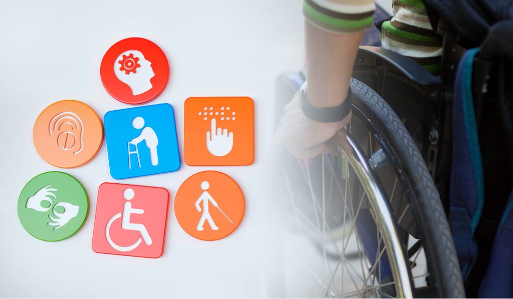 Símbolos de inclusão e acessibilidade